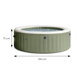 Nadmuchiwane SPA basen z hydromasażem 6 os. 216x71 cm akcesoria premium INTEX 28428NP