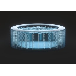 Nadmuchiwane SPA basen z hydromasażem 4 os. 196x71 cm akcesoria premium INTEX 28426NP