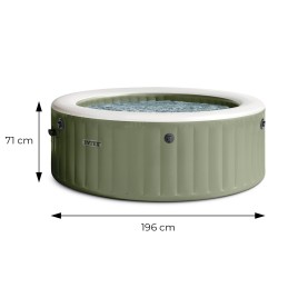 Nadmuchiwane SPA basen z hydromasażem 4 os. 196x71 cm akcesoria premium INTEX 28426NP