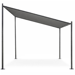 Pergola ogrodowa tarasowa 3x3 m stalowa altana zadaszenie szara MultiGarden