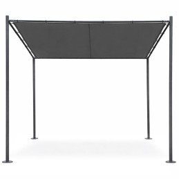 Pergola ogrodowa tarasowa 3x3 m stalowa altana zadaszenie szara MultiGarden