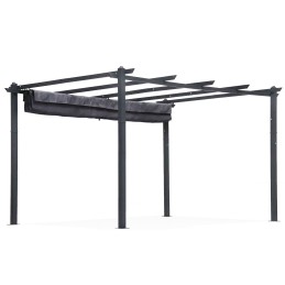 Pergola ogrodowa tarasowa 3x4 m stalowa altana zadaszenie szara MultiGarden