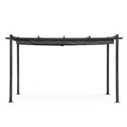 Pergola ogrodowa tarasowa 3x4 m stalowa altana zadaszenie szara MultiGarden