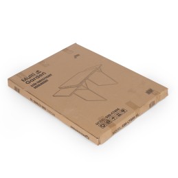 Stolik turystyczny 120x60 cm składany w walizkę 2 półki biały MultiGarden