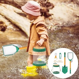 WOOPIE Discovery Zestaw Małego Odkrywcy Natury Siatka na Owady Motyle Pojemnik na Ryby