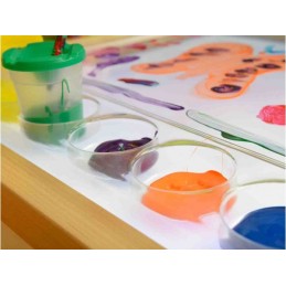 MASTERKIDZ Kwadratowa Taca do Malowania Montessori