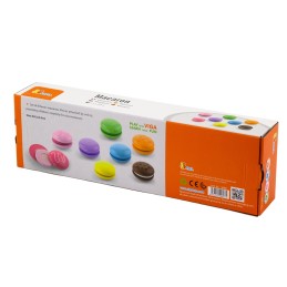 VIGA Drewniane Ciastka Kolorowe Ciasteczka Zestaw Makaroników 8 szt