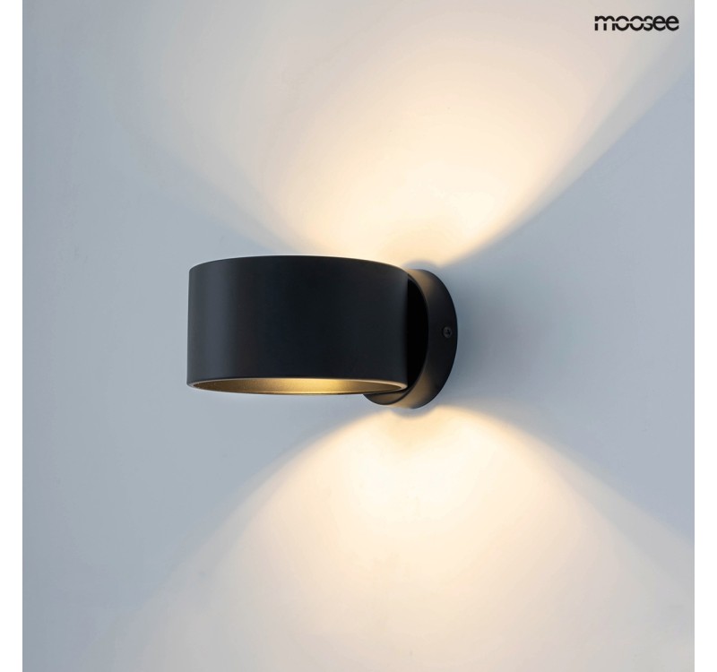 MOOSEE lampa ścienna ARRO czarna
