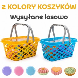 WOOPIE Koszyk na Zakupy z Zestawem do Herbaty i Słodyczami 26 el.