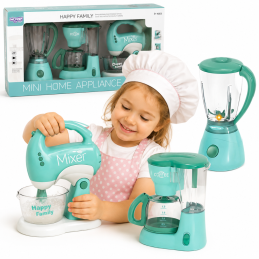 WOOPIE Zestaw AGD dla Dzieci 3w1 Mikser Blender Robot Kuchenny