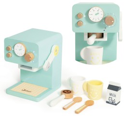 Classic World Drewniany Ekspres do Kawy dla Dzieci – Mały Barista