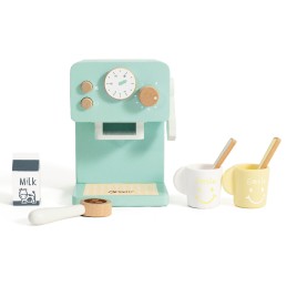 Classic World Drewniany Ekspres do Kawy dla Dzieci – Mały Barista