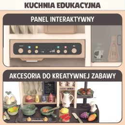 WOOPIE Interaktywna Kuchnia z Parą Kran z Obiegiem Wody Efekty 88 el.