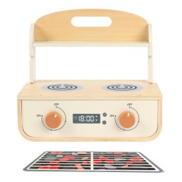TOOKY TOY Drewniana Kuchnia z Grillem i Akcesoriam
