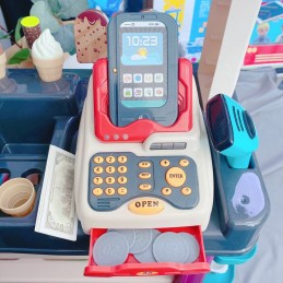 WOOPIE Sklep Supermarket z Lodami i Słodyczami Światło Dźwięk + 55 Akc.