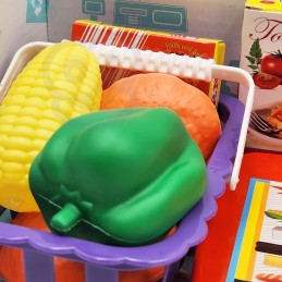 Woopie Kasa fiskalna sklepowa koszyk supermarket skaner stragan akcesoria