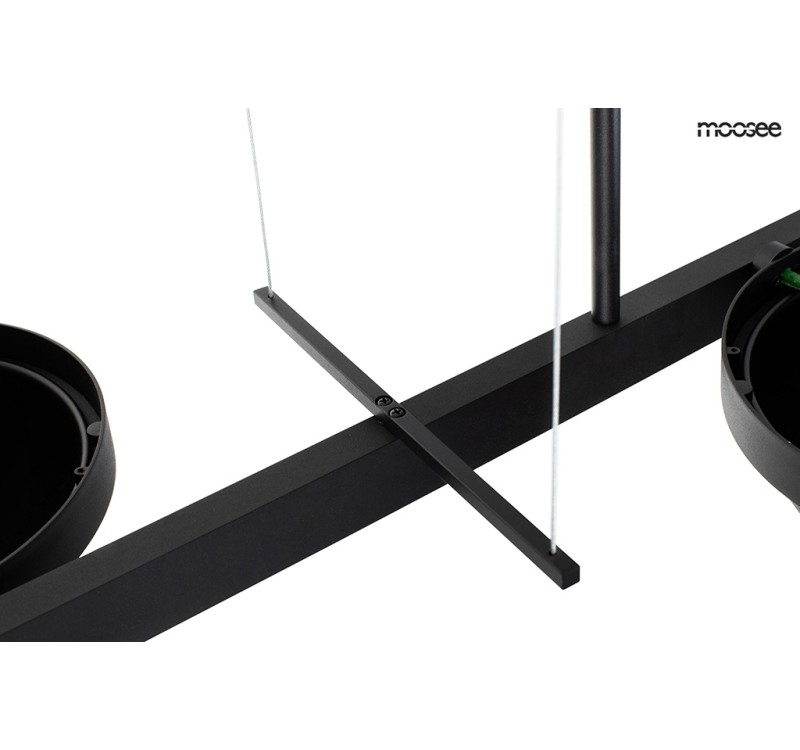 MOOSEE lampa wisząca PLANT LINE czarna
