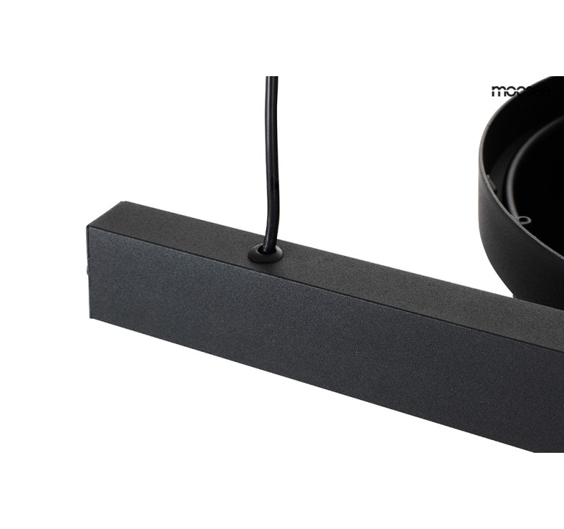 MOOSEE lampa wisząca PLANT LINE czarna