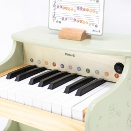 VIGA PolarB Drewniane Pianino dla Dzieci Nauka Gry Nutki Instrument Montessori