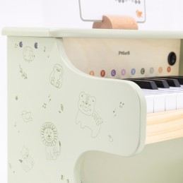 VIGA PolarB Drewniane Pianino dla Dzieci Nauka Gry Nutki Instrument Montessori
