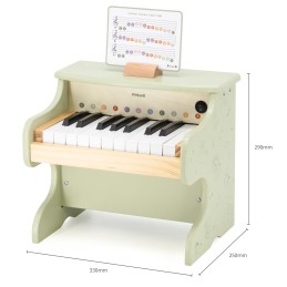 VIGA PolarB Drewniane Pianino dla Dzieci Nauka Gry Nutki Instrument Montessori