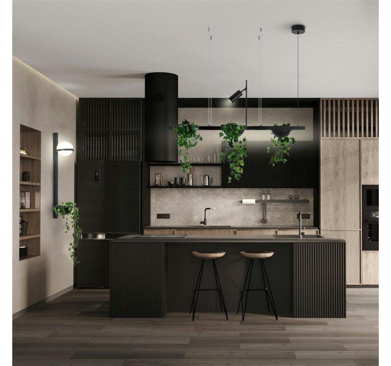 MOOSEE lampa wisząca PLANT LINE czarna