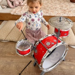 WOOPIE Zestaw Perkusyjny Edukacyjmy dla Dzieci Nauka Muzyki