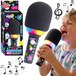 WOOPIE Bezprzewodowy Mikrofon Do Karaoke Z Głośnikiem Czarny BT