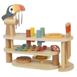 TOOKY TOY Edukacyjny Stolik Muzyczny -Tukan