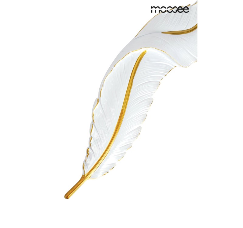 MOOSEE lampa ścienna IKAR 80  biała / złota
