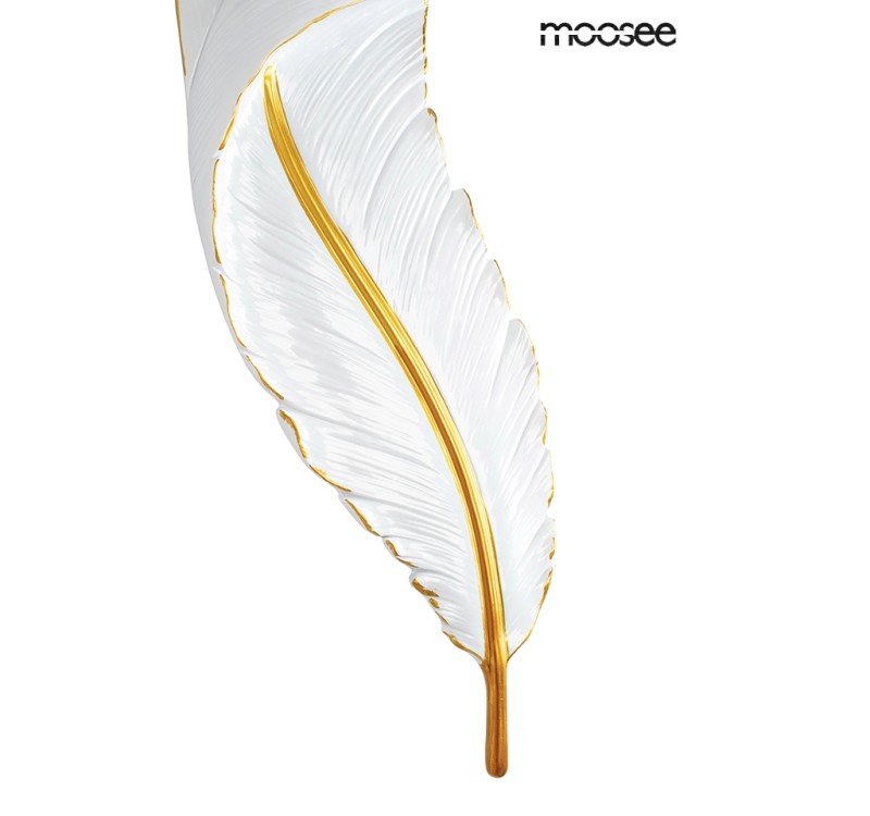 MOOSEE lampa ścienna IKAR 80  biała / złota