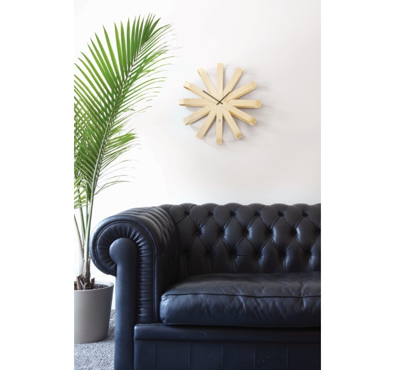 UMBRA zegar RIBBONWOOD  -natural