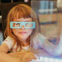WOOPIE Magiczna Tablica 3D Podświetlenie LED do Rysowania