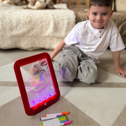 WOOPIE Magiczny Tablet Graficzny do Rysowania Neonowe Kolory