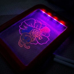 WOOPIE Magiczny Tablet Graficzny do Rysowania Neonowe Kolory