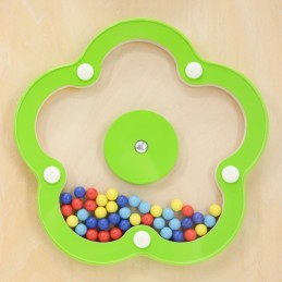 VIGA Drewniana Tablica Manipulacyjna Ścienna Panel Sensoryczny Montessori