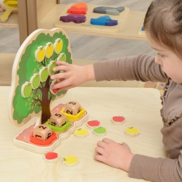 MASTERKIDZ Drewniane Drzewo Jabłkowe Nauka Liczenia