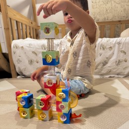 WOOPIE Tor Kulkowy Kulodrom Zestaw Konstrukcyjny Klocki 3D