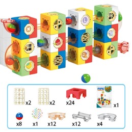 WOOPIE Tor Kulkowy Kulodrom Zestaw Konstrukcyjny Klocki 3D