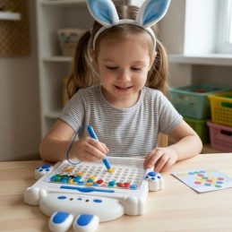 WOOPIE Tablica Magnetyczna dla Dzieci Montessori MagPad Królik