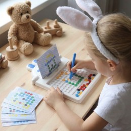 WOOPIE Tablica Magnetyczna dla Dzieci Montessori MagPad Królik