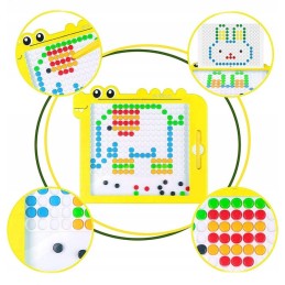 WOOPIE Tablica Magnetyczna dla Dzieci Montessori MagPad Dinozaur