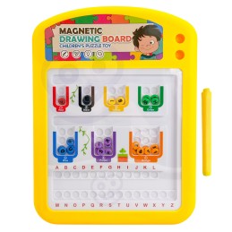 TABLICA MAGNETYCZNA EDUKACYJNA UKŁADANKA SORTER NAUKA ALFABETU 3+  WOOPIE
