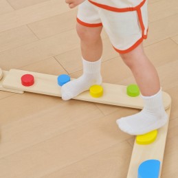 VIGA Drewniana Równoważnia Modułowa Tor Ścieżka Sensoryczna