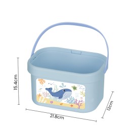 TOOKY TOY Drewniany Zestaw Morskich Zabawek Wieża Balansująca Łowienie Ryb Figurki 23 Elementy