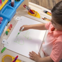 STEP2 Biurko z Krzesełkiem Kącik plastyczny edukacyjny Delux