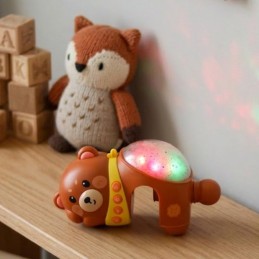 WOOPIE BABY Projektor Gwiazd Rzutnik Lampka Nocna dla Dzieci Miś