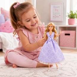 WOOPIE ROYAL Lalka Lily Długie Blond Włosy 30 cm Lawendowa Suknia Akcesoria