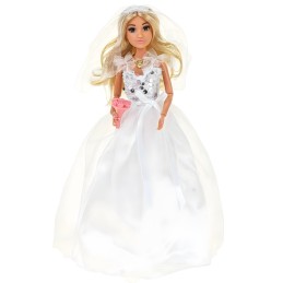 WOOPIE ROYAL Lalka Lily 30 cm Panna Młoda Suknia Ślubna Akcesoria
