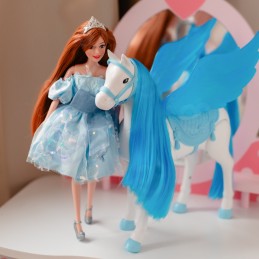 WOOPIE ROYAL Lalka Emi w Błękitnej Sukience Tiulowej